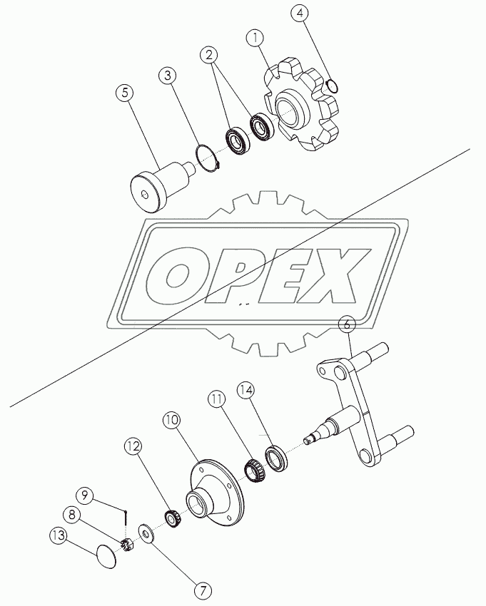 SPROCKET №54824,BELT TIGHTENER №56422