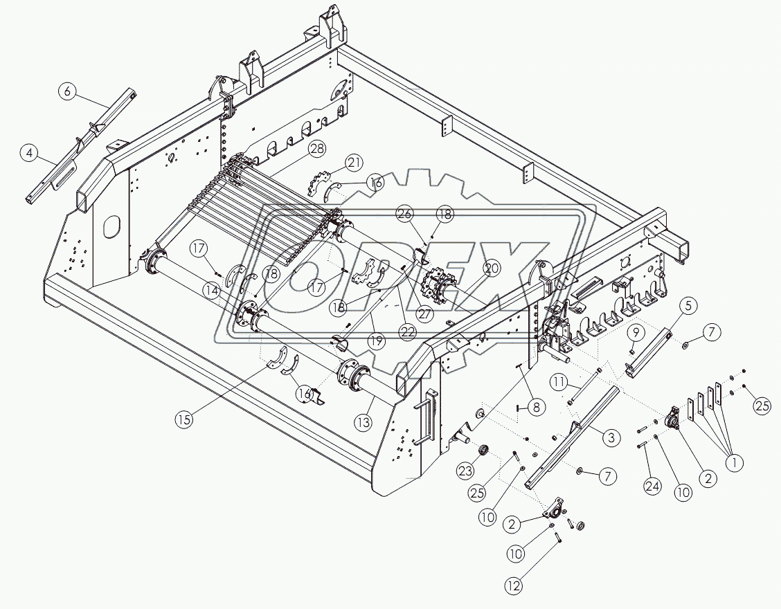 APRON SHAFT