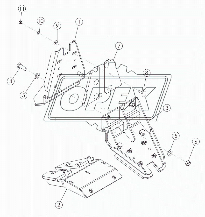 PLASTIC PADDLE ASSEMBLY (OPTIONAL)