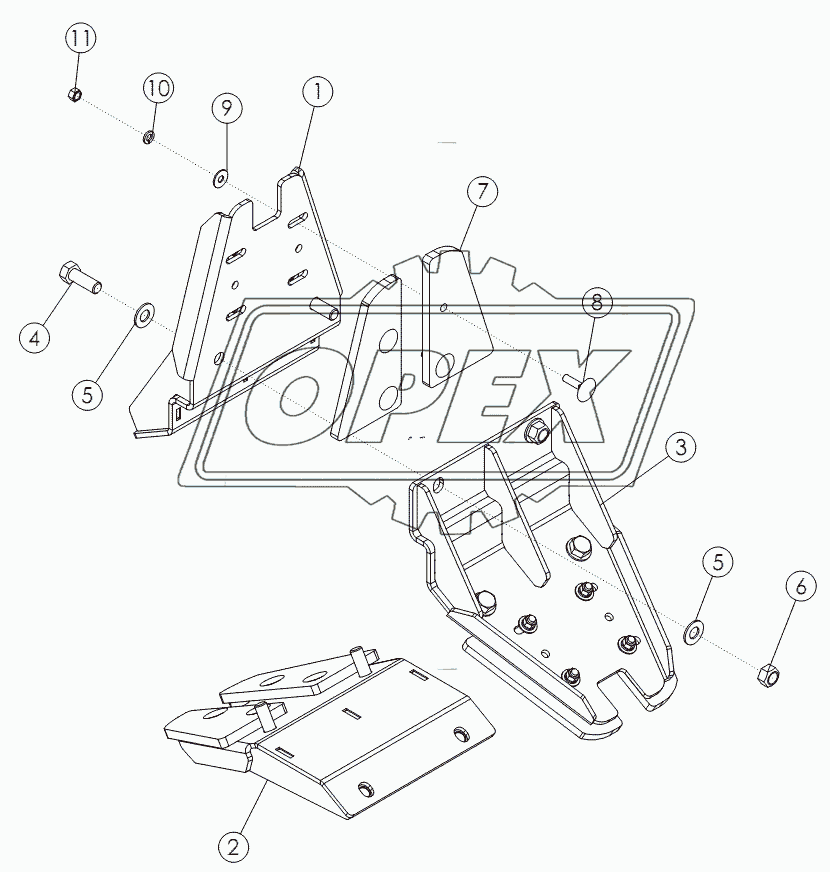 PLASTIC PADDLE ASSEMBLY (OPTIONAL)