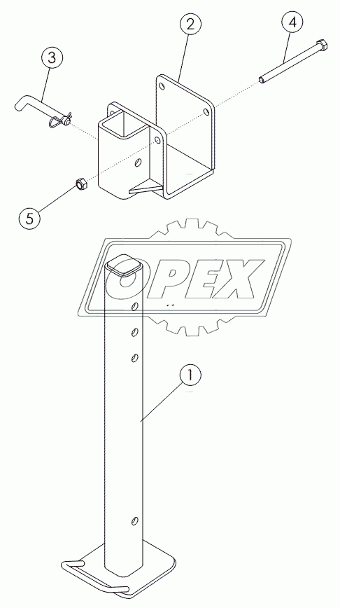 HARVESTER STAND №63397 (OPTIONAL)