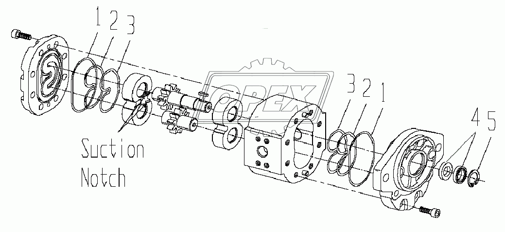 HYDRAULIC PUMP №62153