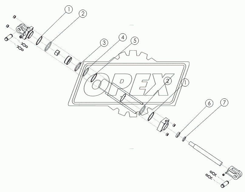 HYDRAULIC CYLINDER: 4X8 №58891