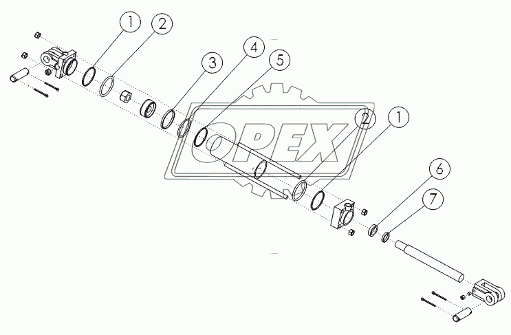 HYDRAULIC CYLINDER: 4X10 №62082