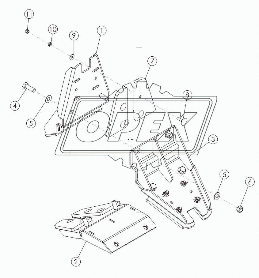 PLASTIC PADDLE ASSEMBLY (OPTIONAL)