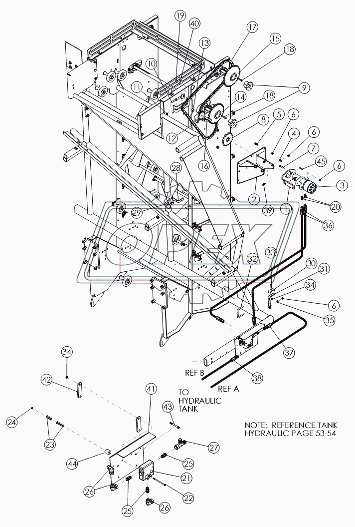 REAR SCRUB DRIVE: SINGLE MOTOR