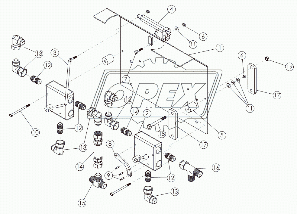 VALVE GROUP: DUAL MOTOR SCRUB