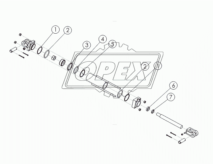 HYDRAULIC CYLINDER: 4X10 №62082