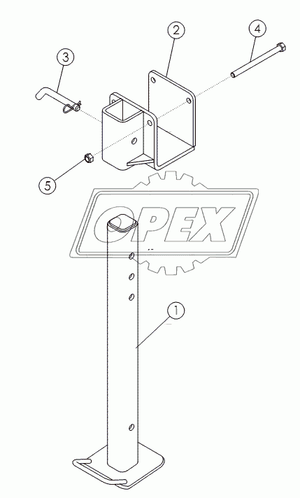 HARVESTER STAND №63397 (OPTIONAL)