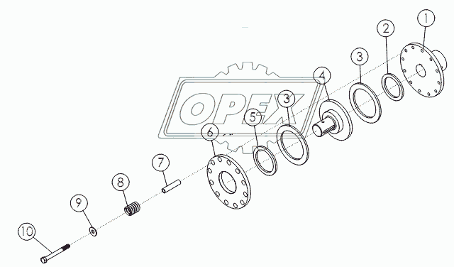 Предохранительная фрикционная муфта 1