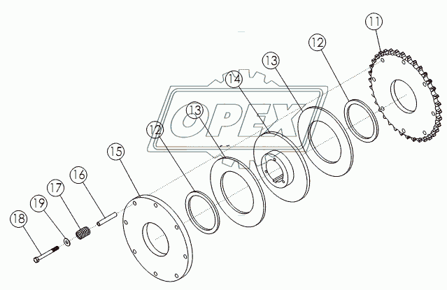 Предохранительная фрикционная муфта 2