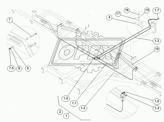 WING LIFT HYDRAULICS