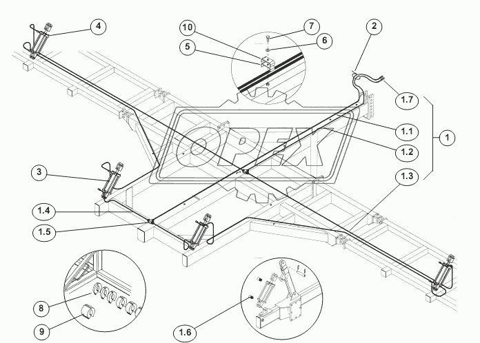 DEPTH CONTROL HYDRAULICS