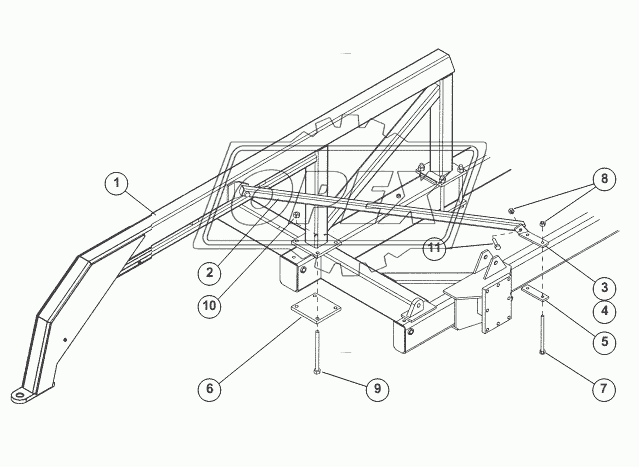 REAR DRAW BAR