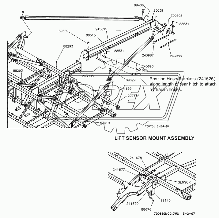 REAR HITCH ASSEMBLY