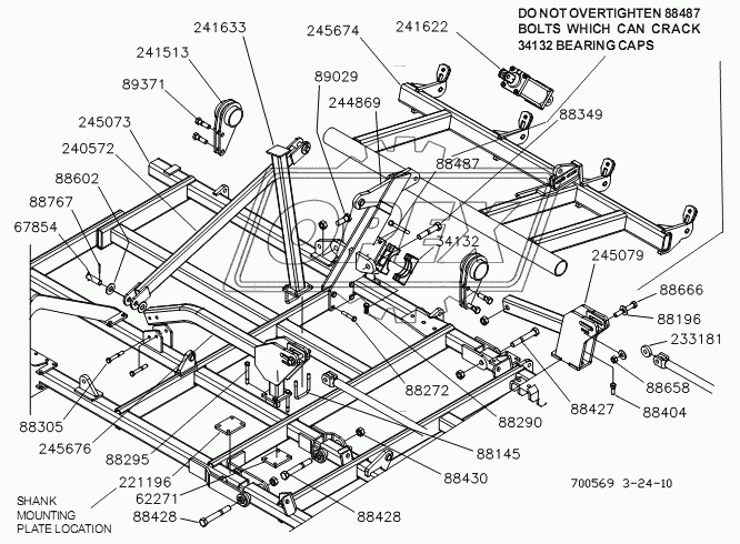 RIGHT INNER WING ASSEMBLY - 50 FT