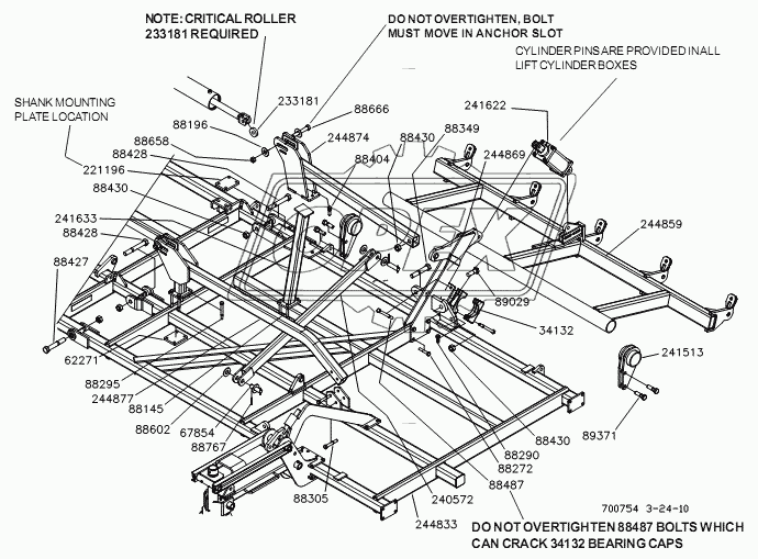 LEFT INNER WING ASSEMBLY- 60 FT