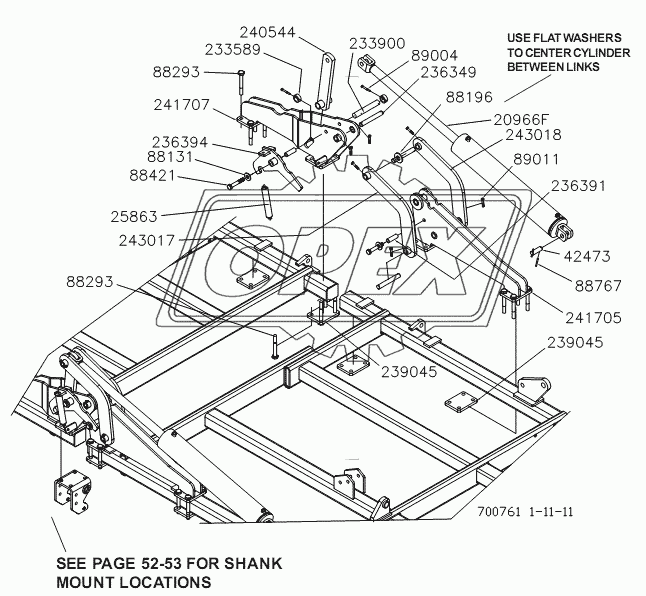 OUTER WING HINGE ASSEMBLY- 50 FT