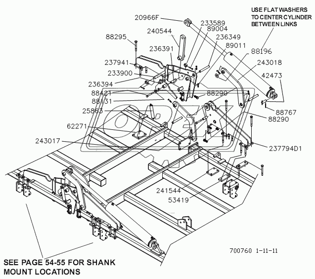 OUTER WING HINGE ASSEMBLY- 60 FT