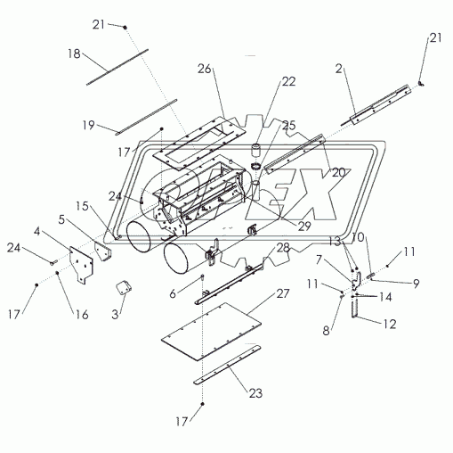 ASSY - DUAL CHUTE