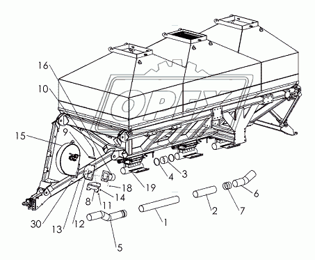 ASSY - SINGLE FAN TOW BETWEEN