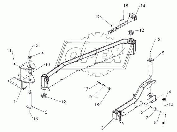 ASSY - AUGER MOUNTING COMPONENTS