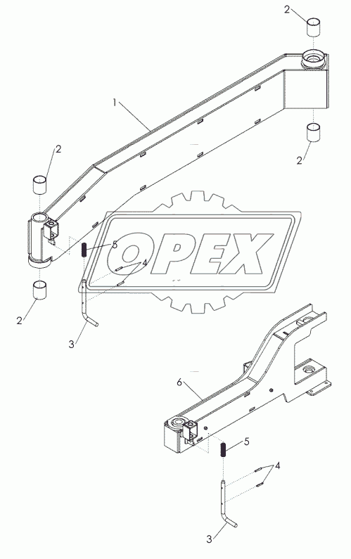 ASSY - INNER AND OUTER AUGER ARMS
