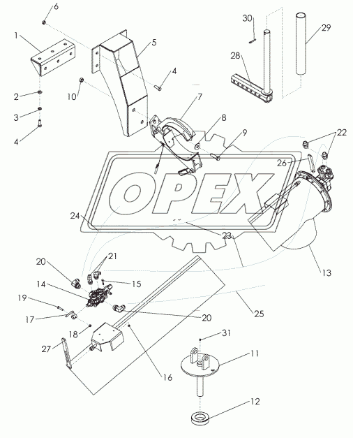 ASSY - AUGER AND HYDRAULICS