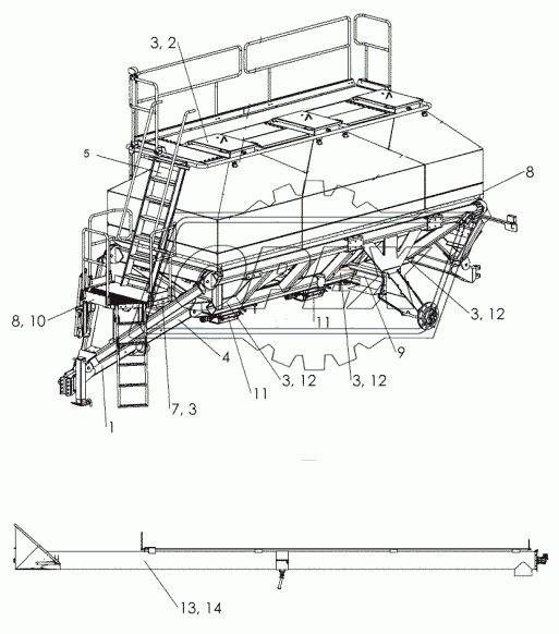 ASSY - DECALS AIR CART 5250