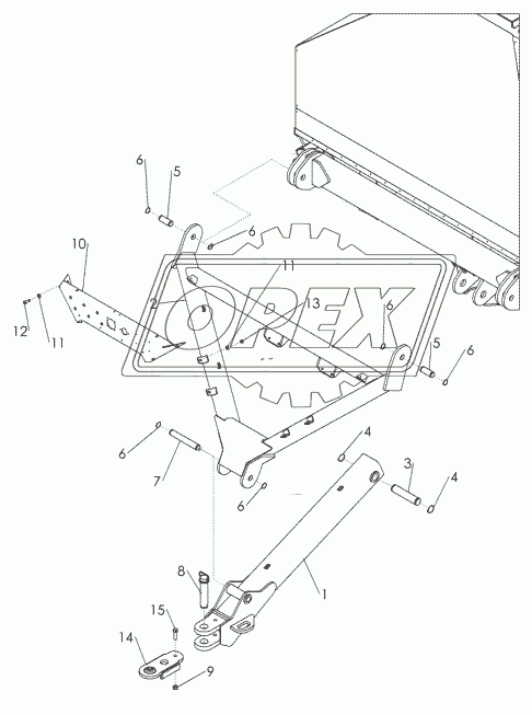 ASSY - REAR HITCH