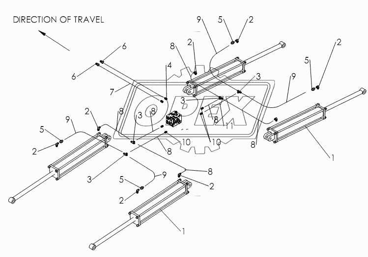 WING LIFT HYDRAULICS-LIFT ASSIST 40'