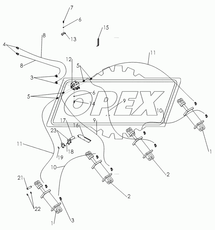 DEPTH CONTROL ASSEMBLY 40'