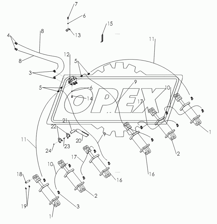 DEPTH CONTROL ASSEMBLY 50' AND 60'