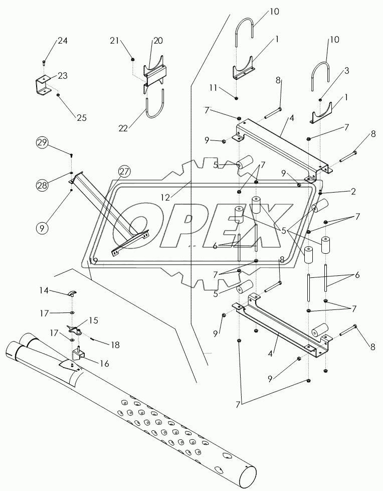 MANIFOLD COMPONENTS - MAIN SPLITTER - 5"