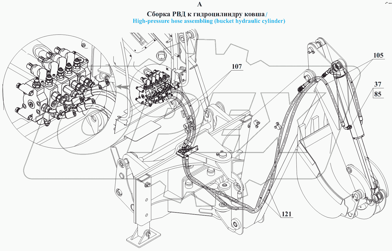Гидросистема 208В.70.13.000