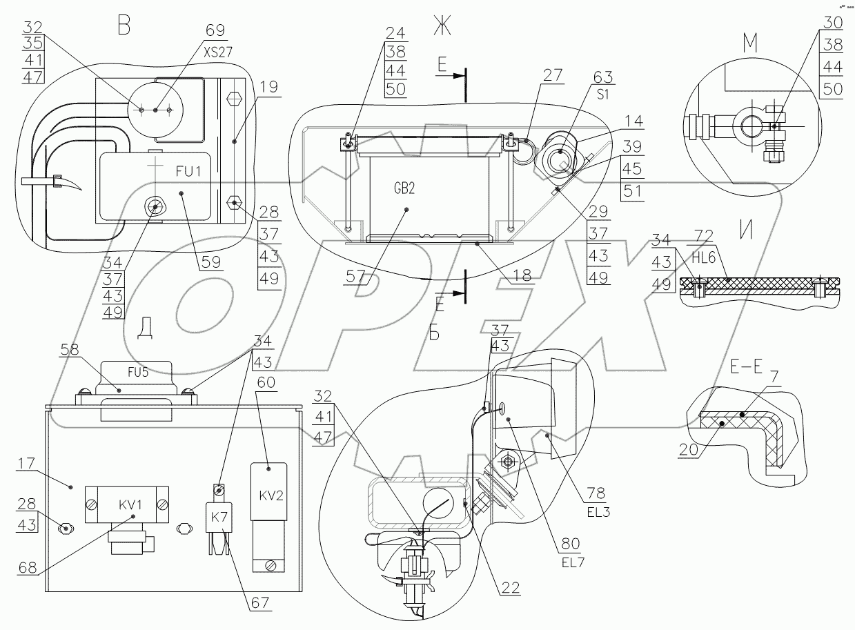 Электросистема 211E.37.00.000