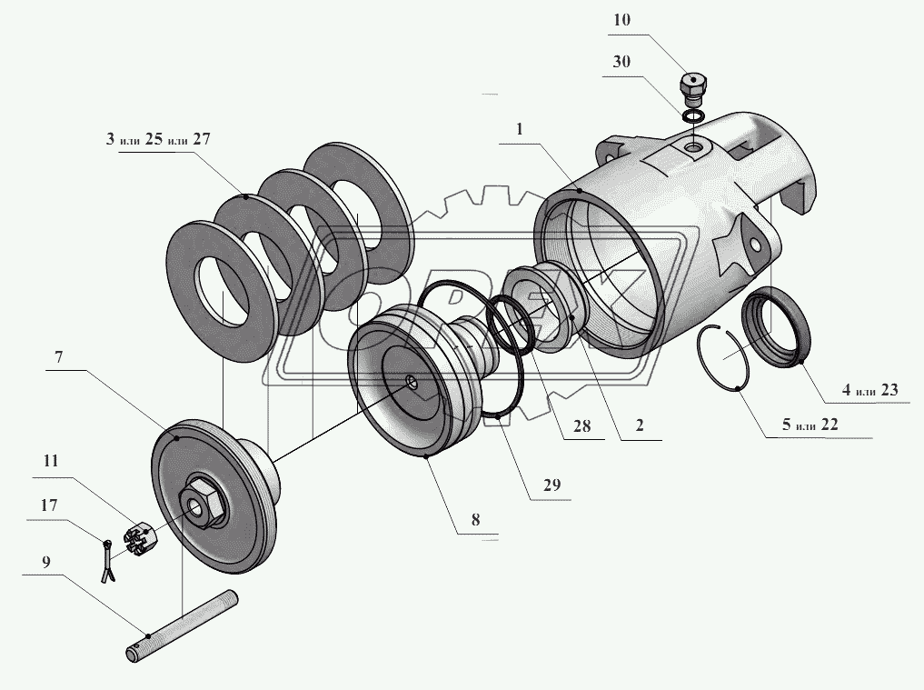 У35615-35.530 Механизм тормозной