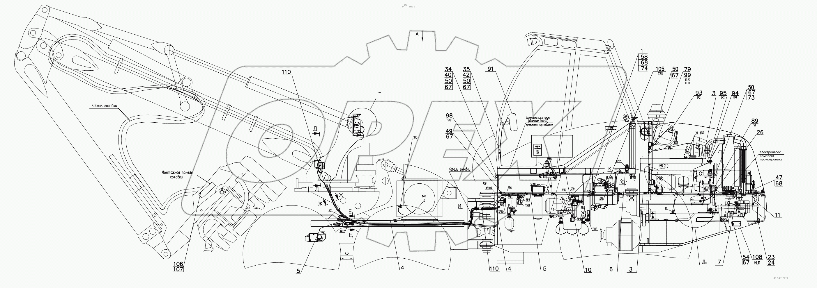  Электросистема 2551.11.00.000