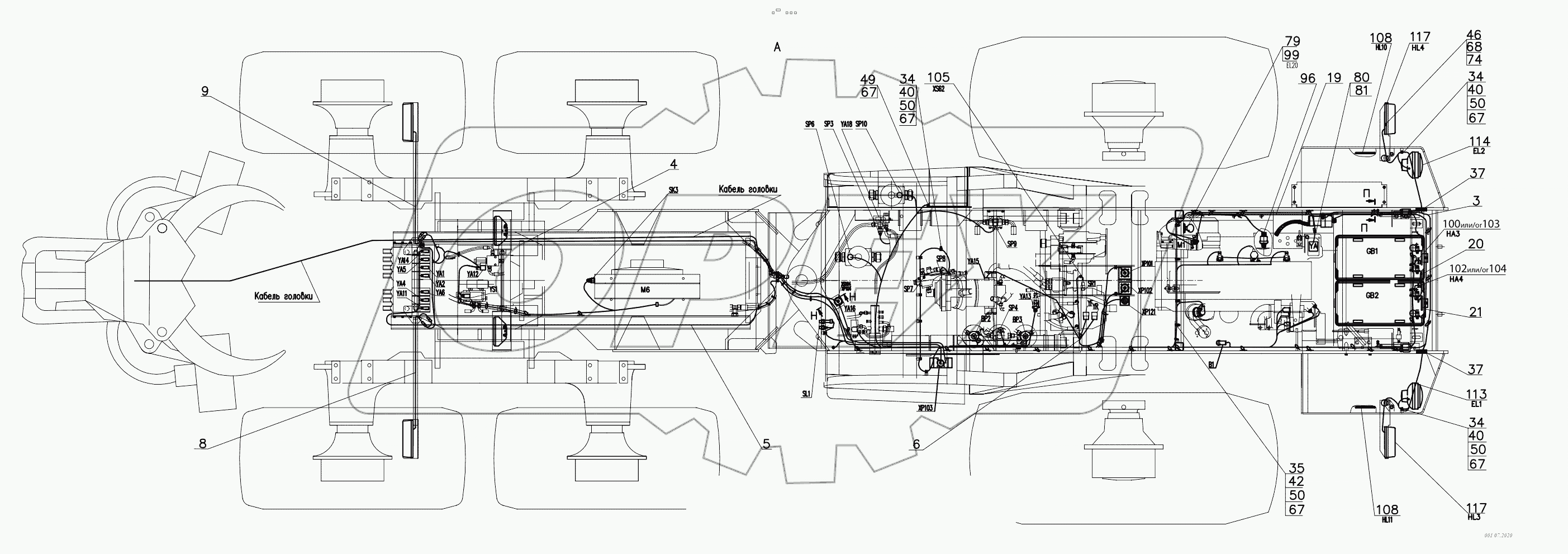  Электросистема 2551.11.00.000