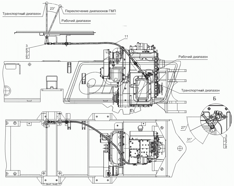 Установка управления ГМП 2662.17.03.010