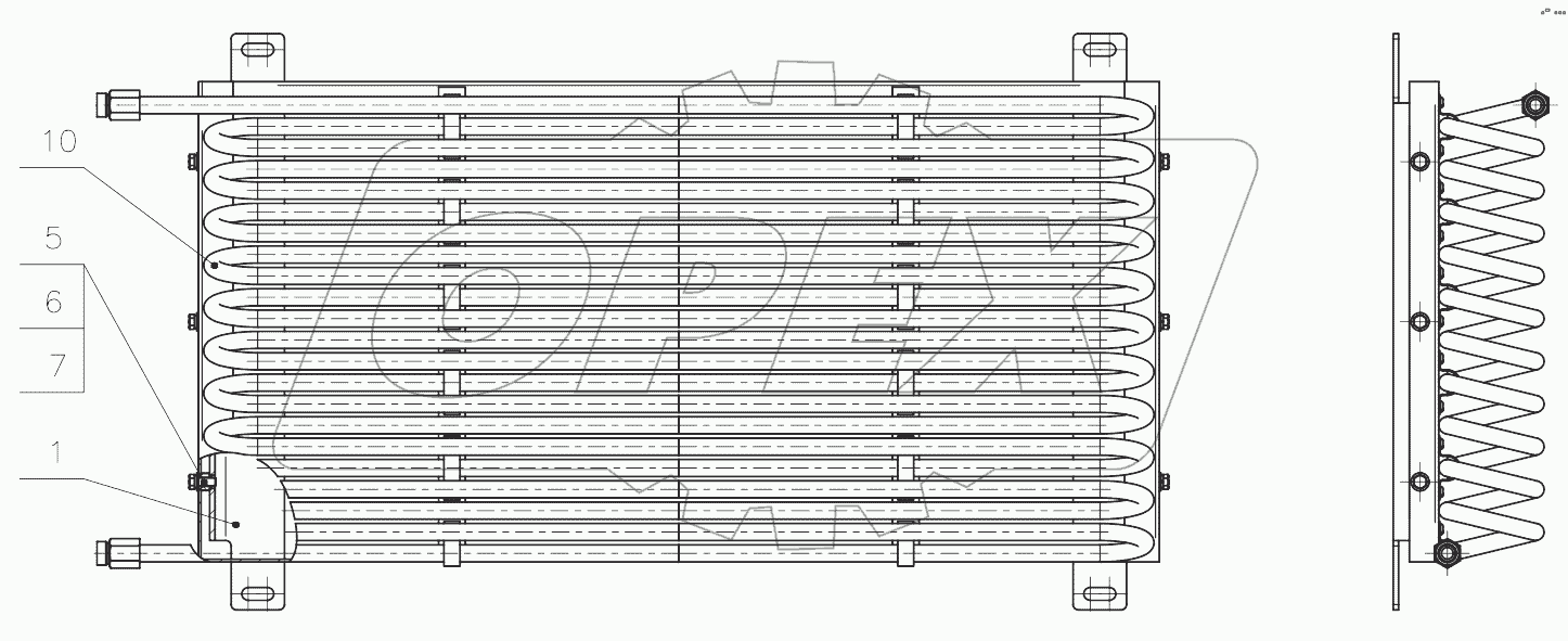  Охладитель сжатого воздуха