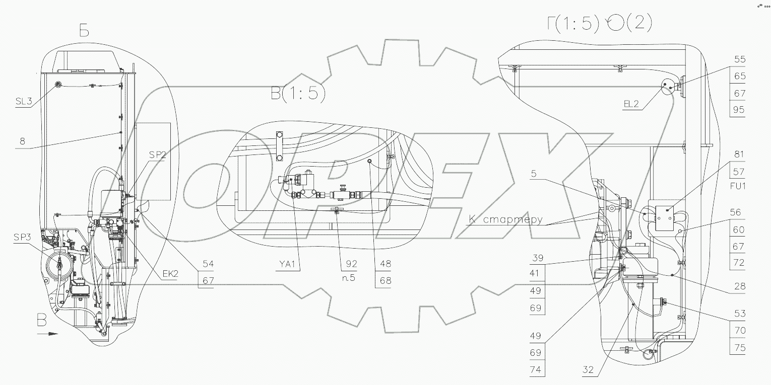  Электросистема 2831.36.00.000