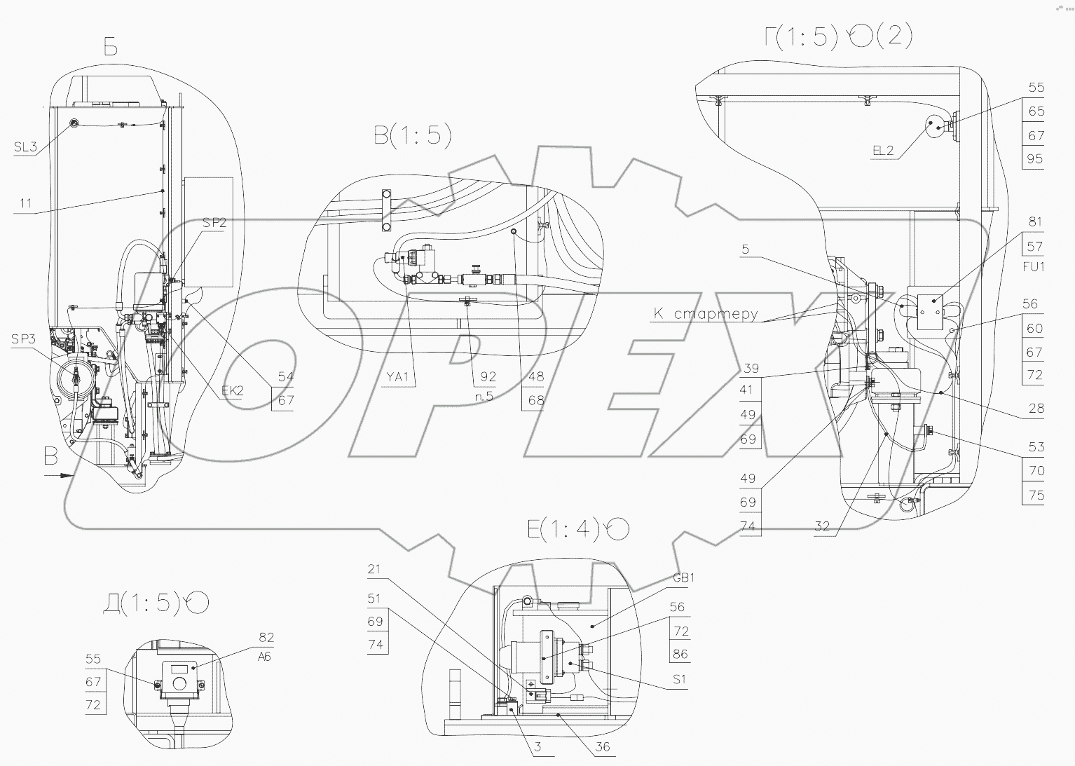  Электросистема 2831.37.00.000