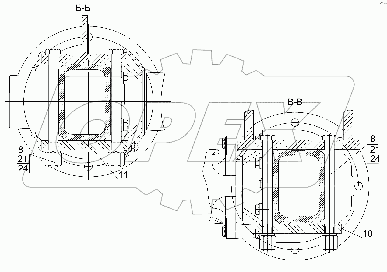 320СЕ.29.00.000 Установка мостов
