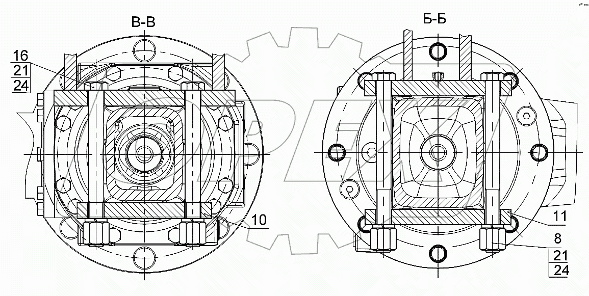 320СЕ.29.40.000 Установка мостов