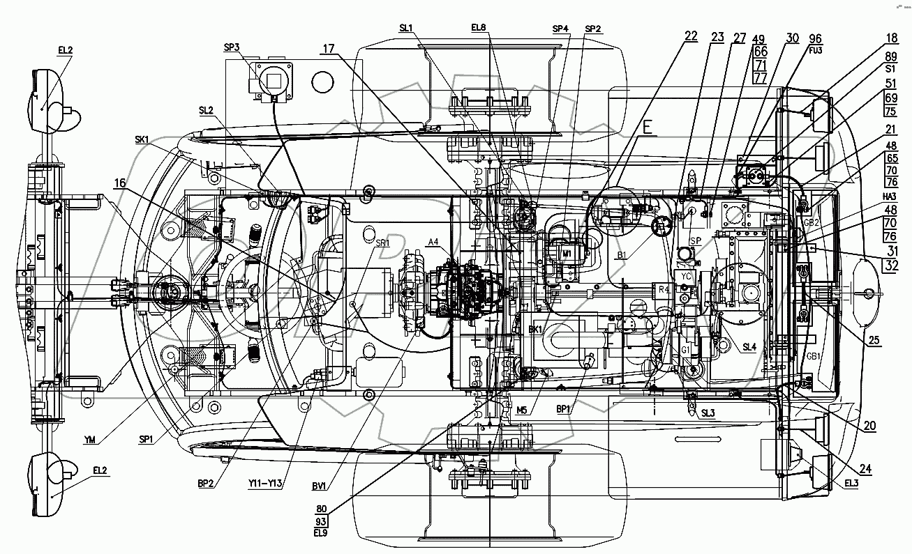 320СЕ.37.00.000 Электросистема