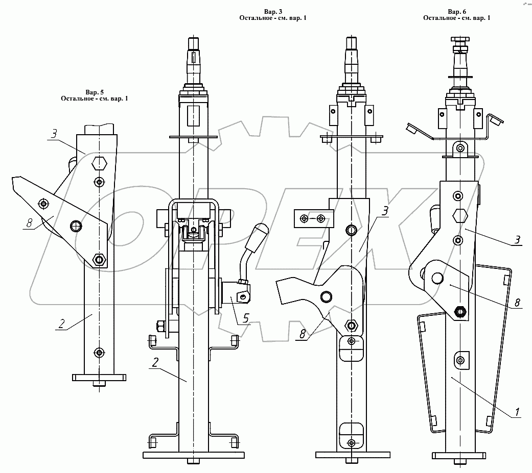 9.3401.500-Б Рулевая колонка