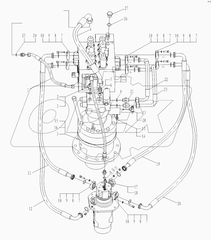 Верхняя гидросистема