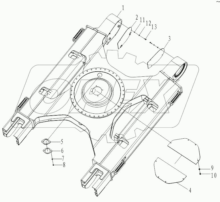 Нижняя рама