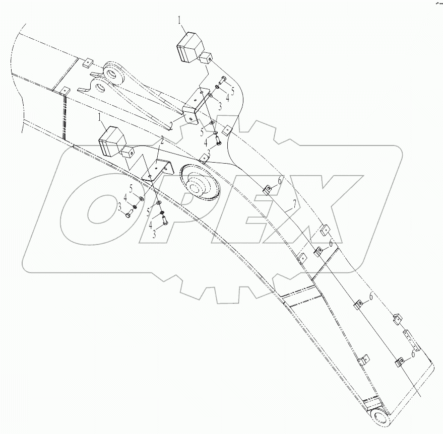 Электрооборудование стрелы